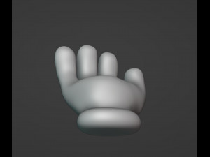 Mickey Mouse Hand Chair 3D 프린트 모델