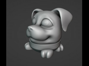 Cute Dog Secret Box 3D 打印模型