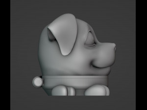 Cute Dog Secret Box 3D 打印模型