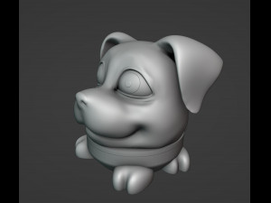 Cute Dog Secret Box 3D 打印模型