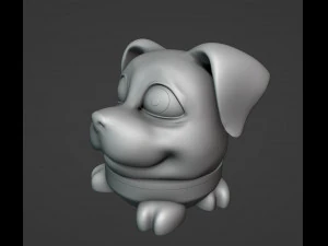 Cute Dog Secret Box 3D Print Model