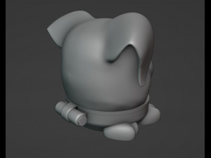 Cute Dog Secret Box 3D 打印模型