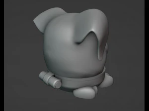 Cute Dog Secret Box 3D Print Model