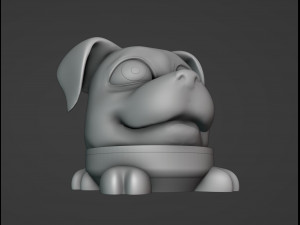 Cute Dog Secret Box 3D 打印模型