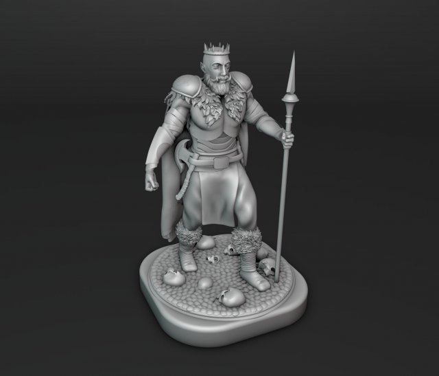 Crowned Conqueror Modelo de Impressão 3D .c4d .max .obj .3ds .fbx .stl .blend 