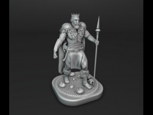 Crowned Conqueror 3D 프린트 모델