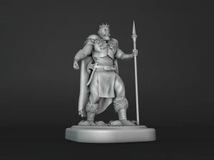 Crowned Conqueror 3D Print Model