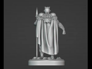 Crowned Conqueror 3D Print Model