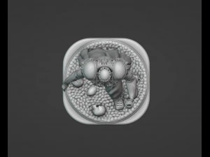Crowned Conqueror 3D Print Model