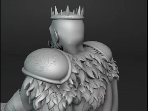 Crowned Conqueror 3D Print Model