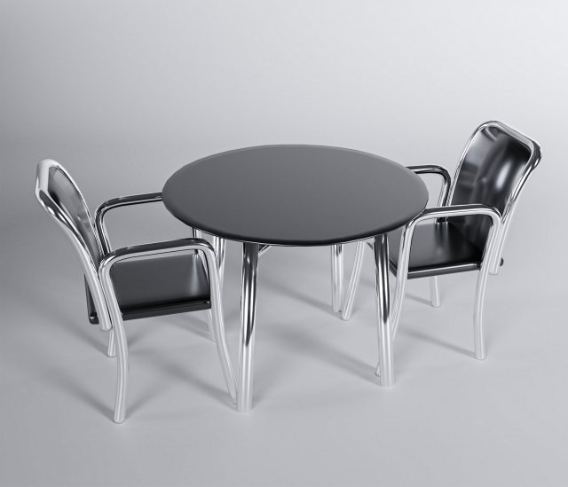Steel table set new arrivals