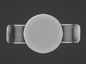 Metal Table Set 3D Модель