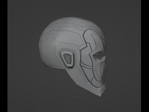 Blue Beetle Helmet Wearable 3D-Druckmodell