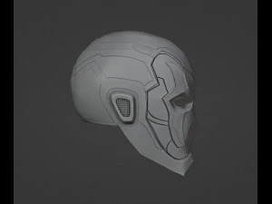 Blue Beetle Helmet Wearable 3D Print Model