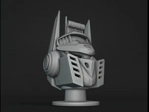 Mecha Head 3D Print Model