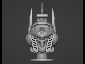 Mecha Head 3D Print Model