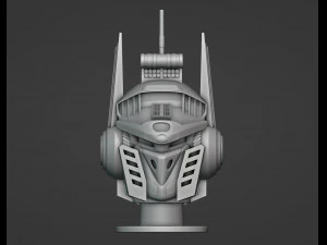 Mecha Head 3D Print Model