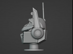 Mecha Head 3D Print Model