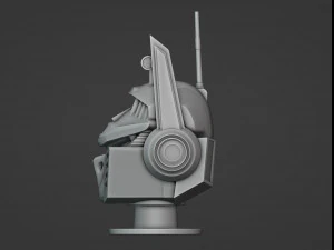 Mecha Head 3D Print Model