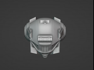 Mecha Head 3D Print Model
