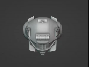 Mecha Head 3D Print Model