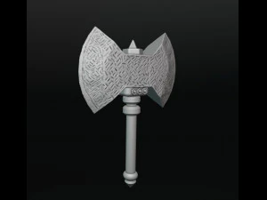 Viking Axes Pack 3D Print Model