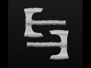 Viking Axes Pack 3D 打印模型