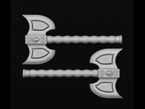 Viking Axes Pack 3D Print Model