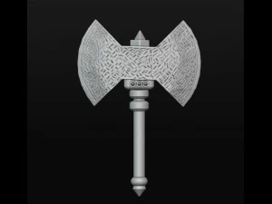 Viking Axe 1 3D Print Model