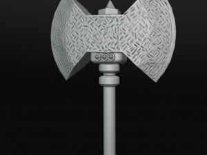 Viking Axe 1 Modello di stampa 3D