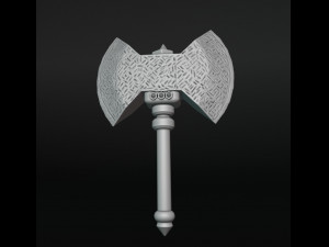 Viking Axe 1 Modello di stampa 3D