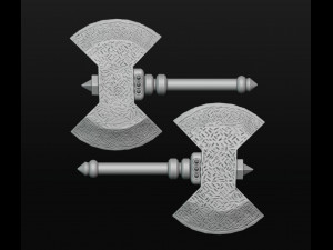 Viking Axe 1 Modello di stampa 3D