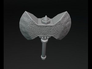 Viking Axe 1 Modello di stampa 3D