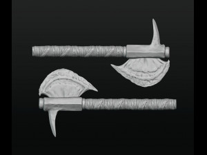Viking Axe 2 3D Принт Модель