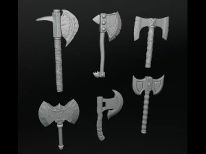 Viking Axe 2 3D Print Model