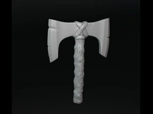 वाइकिंग कुल्हाड़ी 3 3D प्रिंट मॉडल