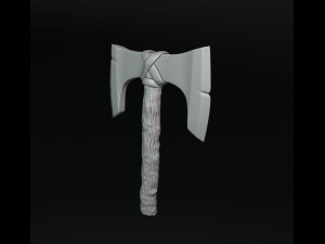 Viking Axe 3 3D 打印模型