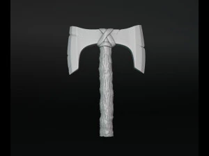 Hache viking 3 Modèles 3D en vedette