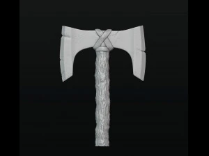Hache viking 3 Modèles 3D en vedette