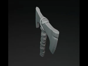 Hache viking 3 Modèles 3D en vedette