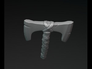 Viking Axe 3 3D 打印模型