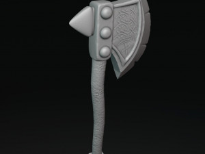 Viking Axe 4 3D Print Model