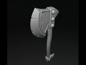 Viking Axe 4 3D 打印模型