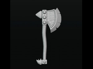 Viking Axe 4 3D 打印模型