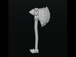 Viking Axe 4 3D Print Model