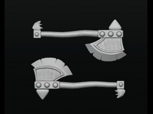 Viking Axe 4 3D 打印模型