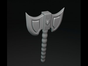 Viking Axe 5 Modelo de impresión 3D