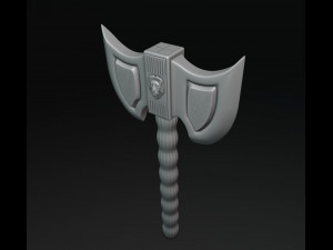 Viking Axe 5 Modelo de impresión 3D