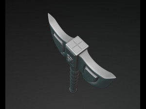 Viking Axe 5 Modelo de impresión 3D