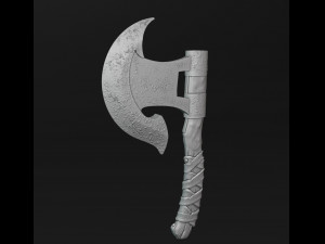 Viking Axe 6 3D Print Model